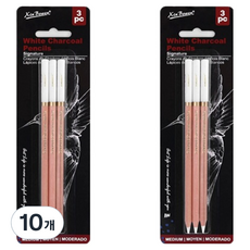 XIN BOWEN 白色繪圖鉛筆 3入, B, 10個