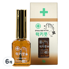 유케어 럭키풋 강화제, 6개, 11ml