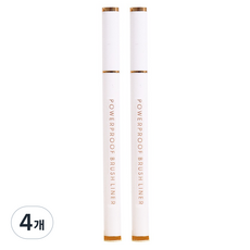 Carcat Powerproof 防水刷頭眼線液 0.7g, 4個, 棕色