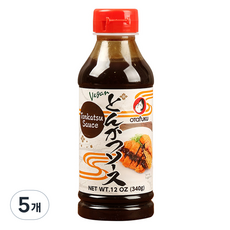 OTafUKU 御多福 純素炸豬排醬, 340g, 5瓶