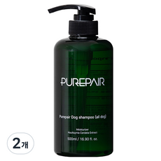 퓨리페어 퓨어라인 저자극 강아지샴푸, 500ml, 1개입, 2개