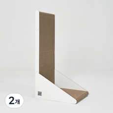 힐링타임 고양이 수직 스크래쳐 NH-2211, 화이트, 2개
