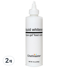 셰프마스터 리쿠아젤 식용색소 화이트, 453g, 2개