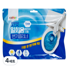 comet 一次性馬桶清潔刷替換裝 24入, 單色, 4套