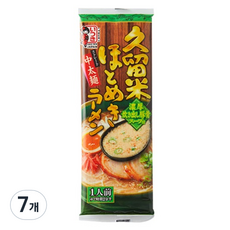 이츠키 쿠르메 호토메키라멘 수입봉지라면 123g, 7개