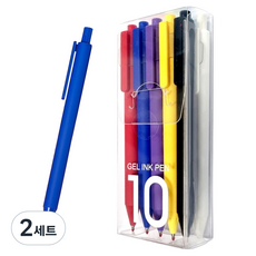 DGRM 凝膠中性筆 0.5mm 10色組, 2套, 混色