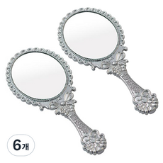 CHILSUNG Mimi 迷你摺疊鏡, 6個, 銀色