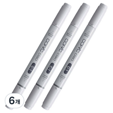 코픽 챠오 마카 C1 Cool Gray No.1, 6개, 1색