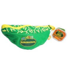 BANANAGRAMS 香蕉拼字 字母遊戲, 黃色 + 綠色, 1組