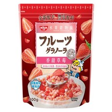 NISSIN 日清 綜合水果穀物脆 香甜草莓, 400g, 1包