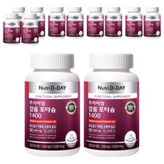 뉴트리디데이 프리미엄 칼륨 포타슘 1400, 120정, 12개