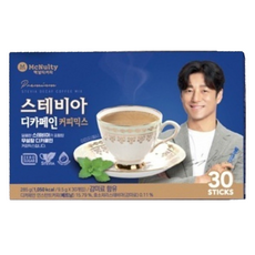 McNulty Coffee 低咖啡因甜菊葉即溶咖啡隨身包, 9.5g, 30條, 1盒