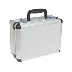 Octopus 章魚牌 鋁合金儀器工具箱 特小白 工具儀器模型精密零件保護 可任意調整格板 防刮傷鑽石花紋外表 圓角設計, 1個, 30.5 x 22.5 x 13cm