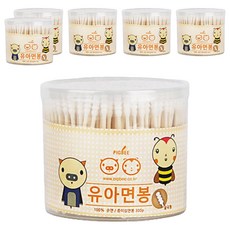 Pigbee 嬰兒安全棉籤, 300件, 6個