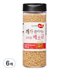 햇님마을 국산 100% 깨가 쏟아지는 우리집 깨소금, 100g, 6개