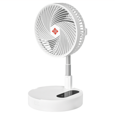 TELEFUNKEN 德律風根 伸縮摺疊遙控循環扇 9吋 LT-RF2101W 白色