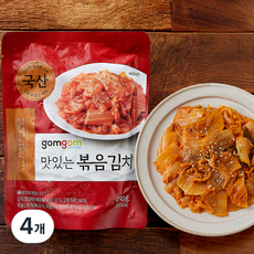 곰곰 맛있는 볶음김치, 190g, 4개