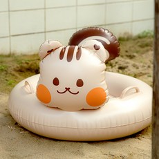 aguard Dotramyi 嬰兒學步游泳圈, 米色, 1個