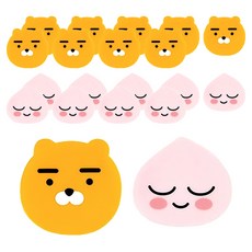 KAKAO FRIENDS 橡皮擦 2款 x 5入組, 萊恩, 屁桃, 20個