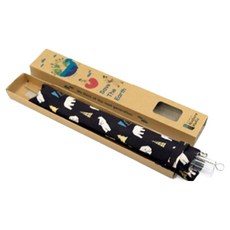 Nature Holic 防水化妝包 北極熊 深棕色+吸管 10mm+13mm+清潔刷, 1套