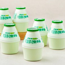 빙그레 메로나맛우유, 240ml, 6개