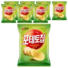 농심 포테토칩 오리지널, 40g, 8개