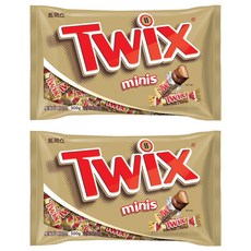 Twix 迷你巧克力, 500克, 2個