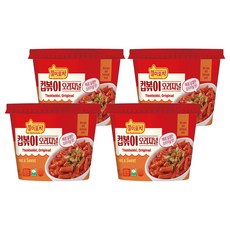 MONGGO FOODS INC. Byulmi Pocha杯裝原味辣炒年糕, 135g, 4入