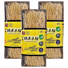 源順食品 有機糙米米粉 無添加防腐劑 無添加漂白劑 無添加玉米澱粉 含天然膳食纖維, 200g, 3包