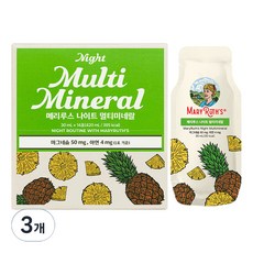 MaryRuthS 夜間綜合礦物質 14入, 420ml, 3個
