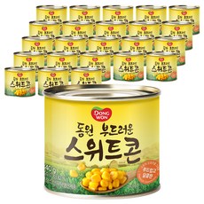동원 부드러운 스위트콘 통조림, 24개, 340g