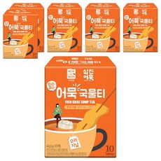 NOKCHAWON 綠茶園 暖呼呼魚板湯風味茶 原味, 6個, 4g, 10入, 40g