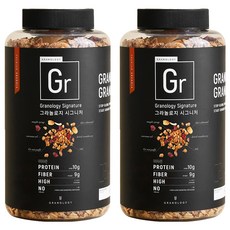 GRANOLOGY 蛋白質格蘭諾拉麥片 招牌原味, 440g, 2罐