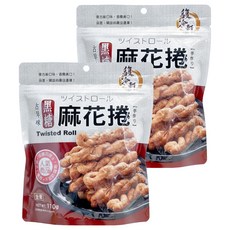 馥珍軒 黑糖麻花捲, 110g, 2包