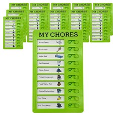 마다꾸미 일일 체크리스트 플래너 습관 보드판, 그린, 12개