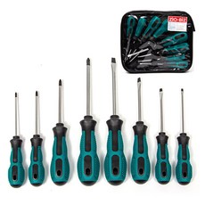 ZioBiz 高級磁性十字一字螺絲起子8件組 + 便攜盒套裝, 1套
