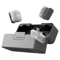 DJI Mic Mini 2 2 TX + 1 모바일 RX + 충전 케이스 마이크 세트, 혼합색상