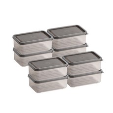 비트리 부드럽게 휘어지는 냉동실정리용기 1.5L, 1개, 8개입