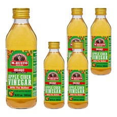 M.busto 蘋果醋, 5個, 500ml
