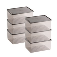 BE TREE 冰箱軟質收納保鮮盒 3.8L, 1個, 6入