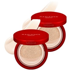 [2입기획] 미샤 래디언스 퍼펙트핏 쿠션 SPF 50+ PA+++ 15g, N21호 바닐라, 2개