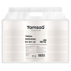 Tamsaa 紙碗 380ml 優質原紙製, 150個, 1包