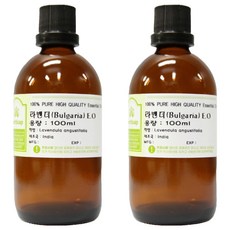 허브솝 원액 100% 아로마 에센셜오일 라벤더 100ml, 2개