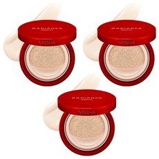 미샤 래디언스 퍼펙트핏 쿠션 15g, 21호 바닐라, 3개