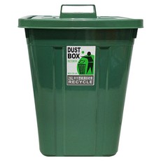 KEYWAY 聯府 中方型資源回收桶 26L, 綠色