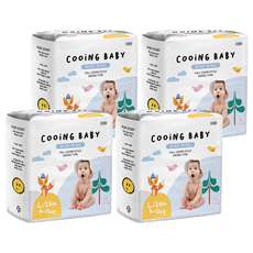 韓國 COOiNG Wing Wing全面包覆褲型尿布, L, 104片