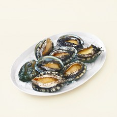 어부심 국내산 활전복 왕특대 (냉장), 1kg 내외(8미), 1개