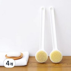 Nobly 去背痘沐浴刷, 4個, 1入, 混合顏色