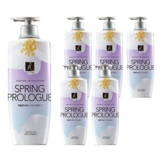 엘라스틴 퍼퓸 컨디셔너 스프링 프롤로그향, 600ml, 6개