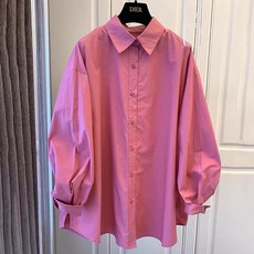 MarketA 女款沙色寬鬆襯衫